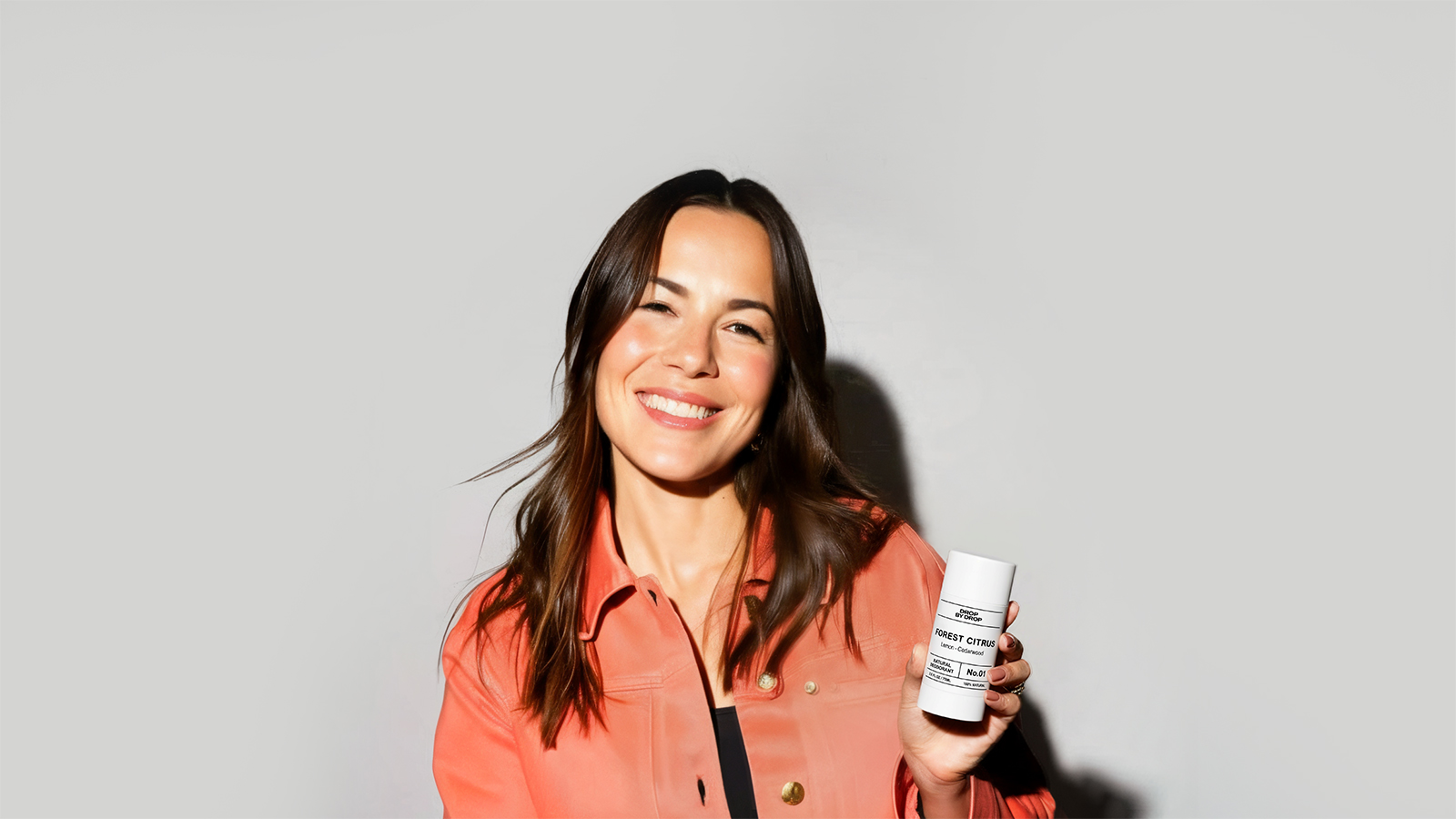 Jolanta holding a Drop by Drop essential oil